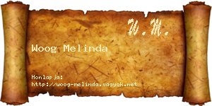 Woog Melinda névjegykártya